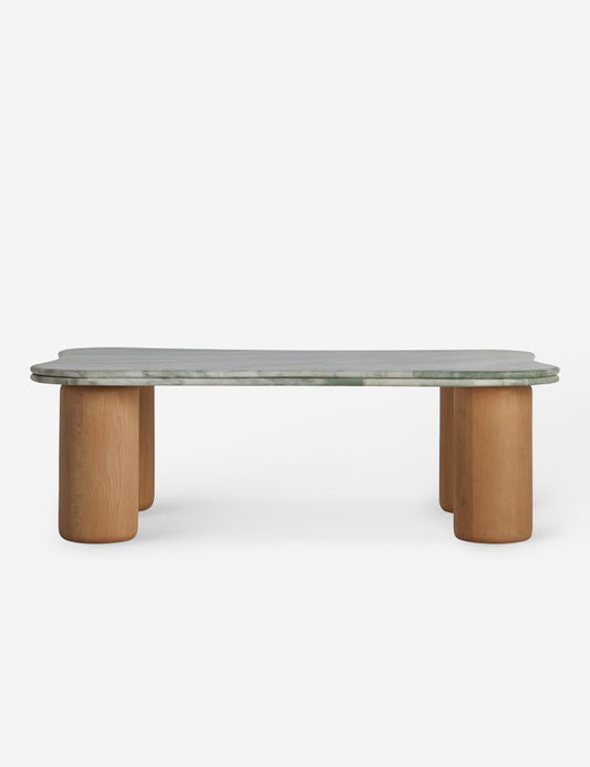 Open Box: Revello Coffee Table, Green Marble