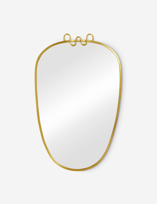 Ribbon Shield Mirror by Sarah Sherman Samuel