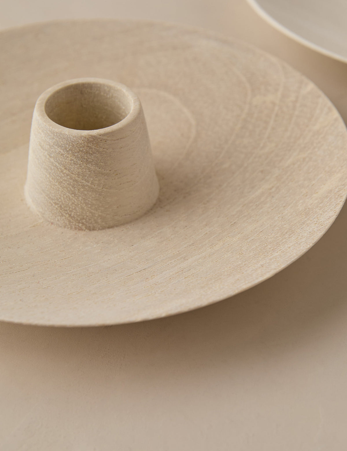 Round Taper Candle Holders (Set of 2) by Itza Wood