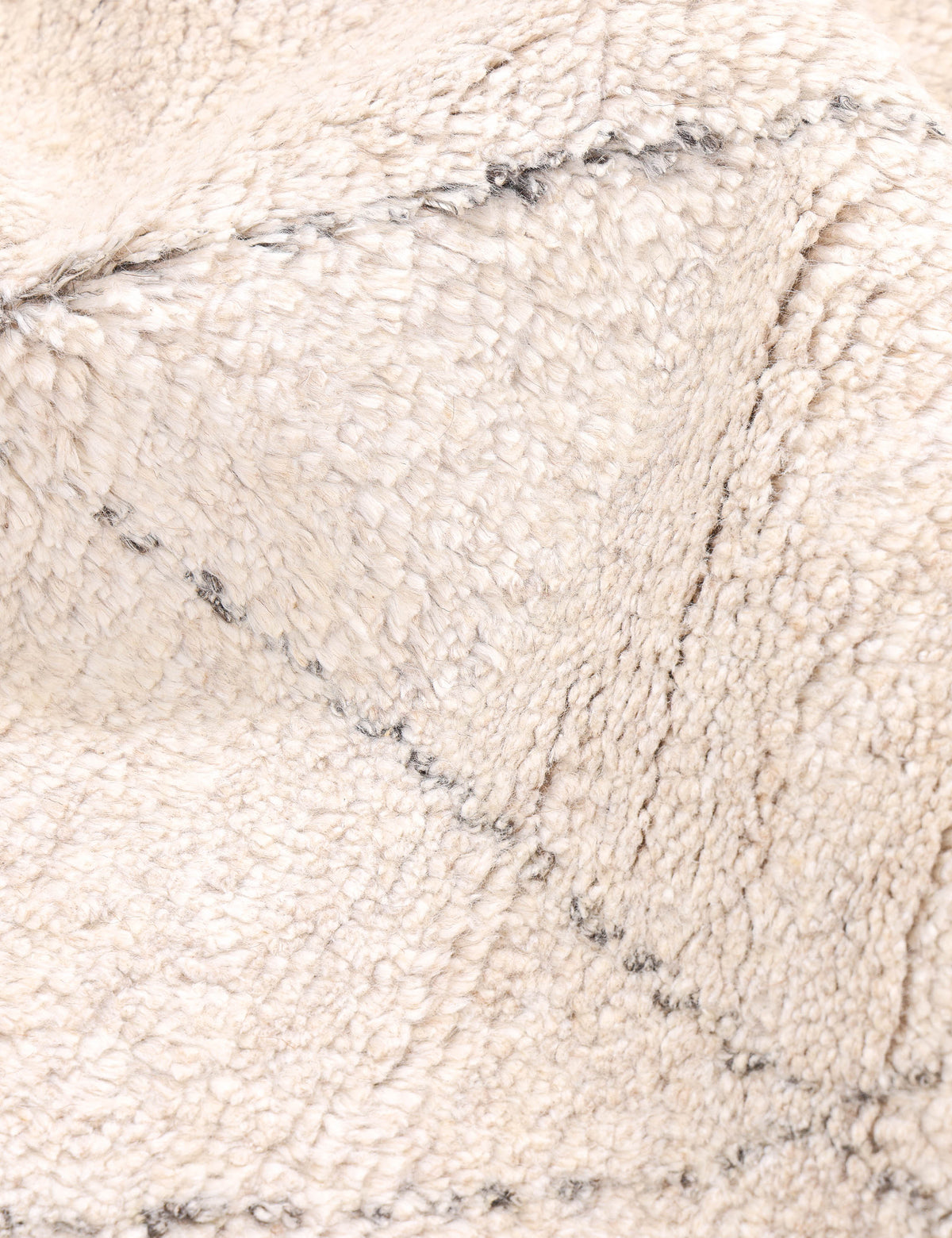 Ferra Hand-Knotted Wool-Blend Moroccan Style Shag Rug