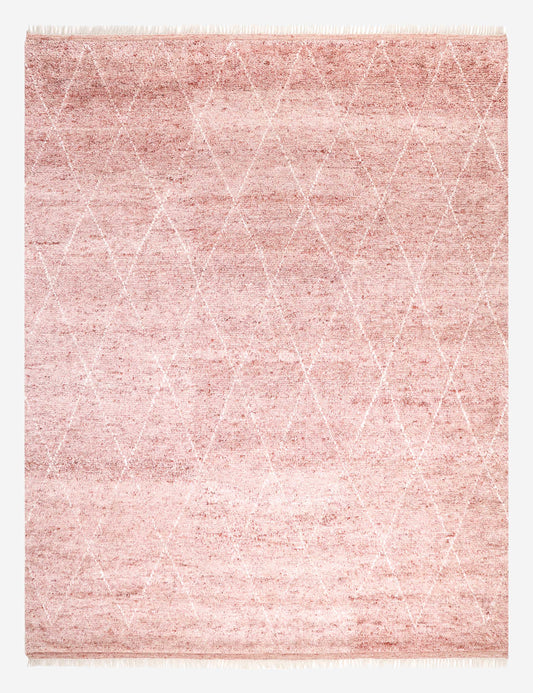 Kaeli Hand-Knotted Wool-Blend Moroccan Shag Rug