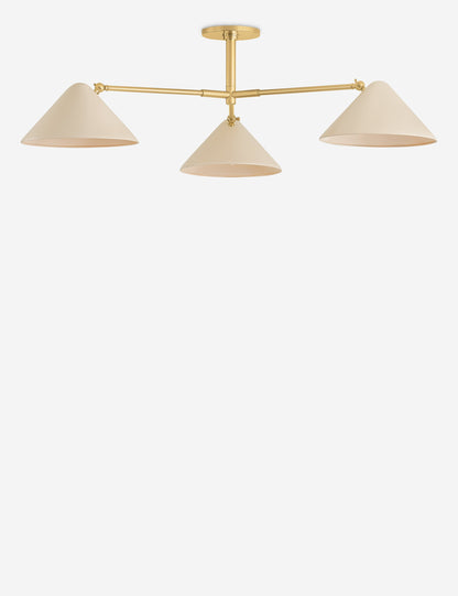 Citrine Semi-Flush Mount Light