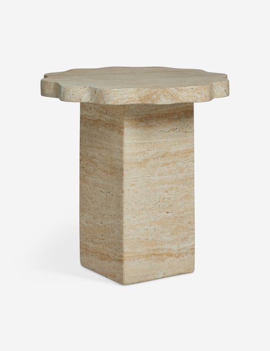 Scalloped Indoor / Outdoor Side Table by Sarah Sherman Samuel