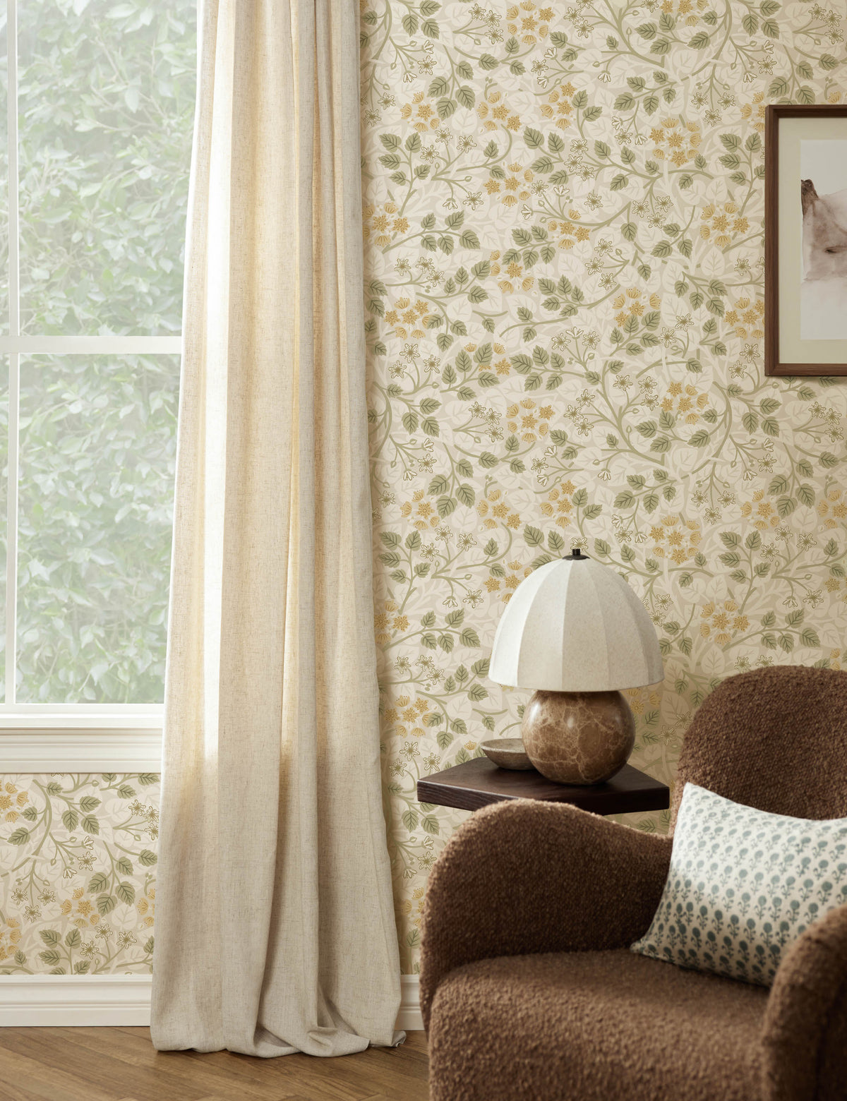Silver Lime Wallpaper by Sanderson