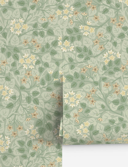 Silver Lime Wallpaper by Sanderson