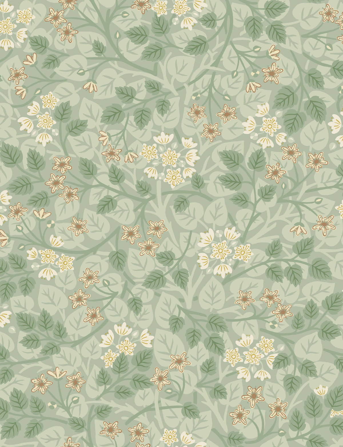 Silver Lime Wallpaper by Sanderson