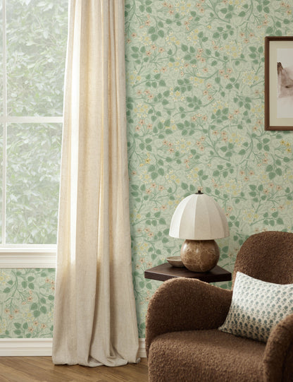 Silver Lime Wallpaper by Sanderson