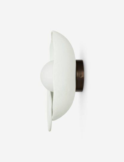 Soft Petal Sconce by Lolly Lolly Ceramics