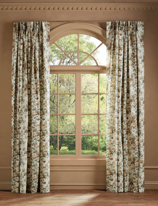Soter Pleated Linen Curtain Panel by Heidi Caillier