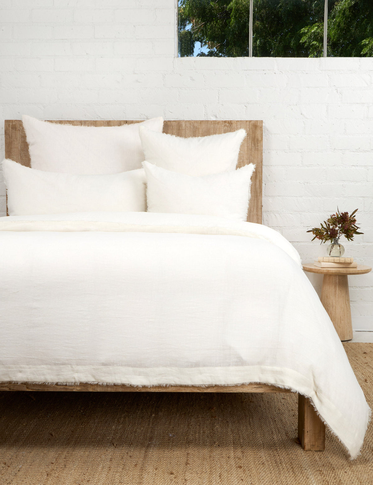 Hunter Linen Duvet Cover by Pom Pom at Home