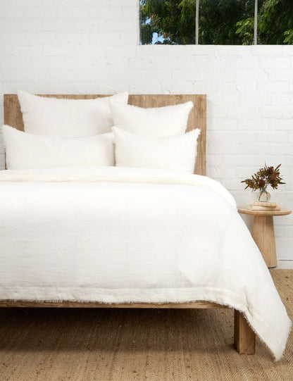 Hunter Linen Duvet Cover by Pom Pom at Home