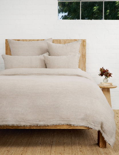 Hunter Linen Duvet Cover by Pom Pom at Home
