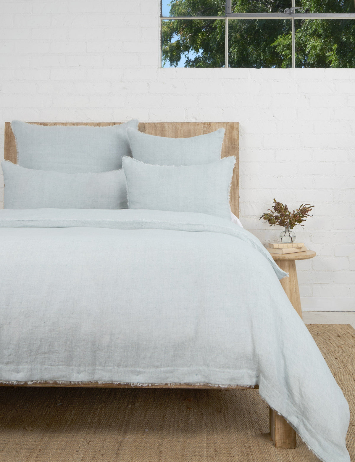 Hunter Linen Duvet Cover by Pom Pom at Home