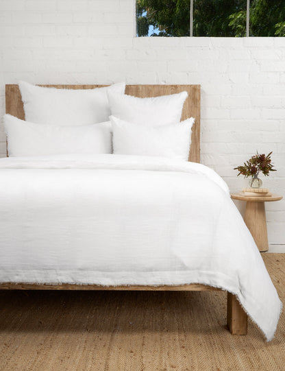 Hunter Linen Duvet Cover by Pom Pom at Home
