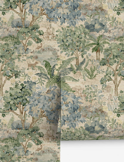 The Stumpery Wallpaper by Sanderson