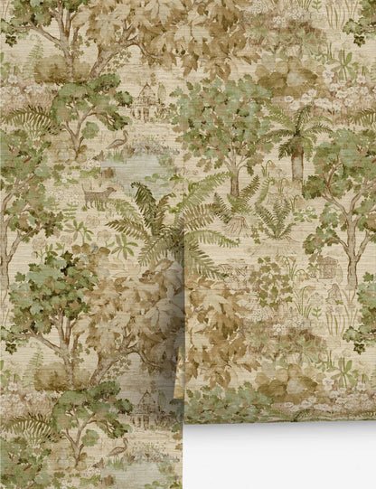 The Stumpery Wallpaper by Sanderson