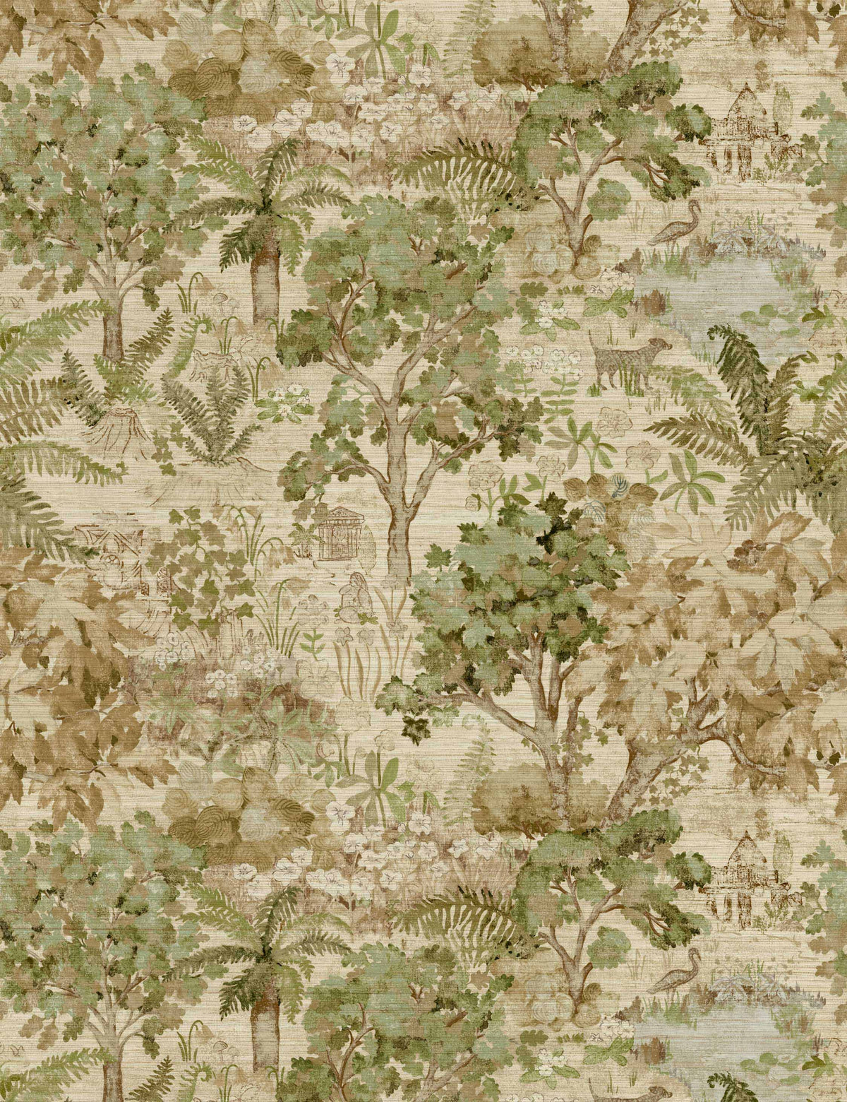 The Stumpery Wallpaper by Sanderson