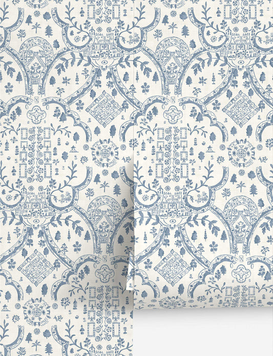 Topiary View Wallpaper by Sanderson