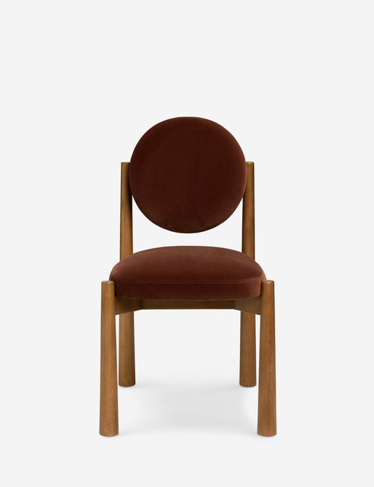 Open Box: Truett Dining Chair, Brandy Velvet