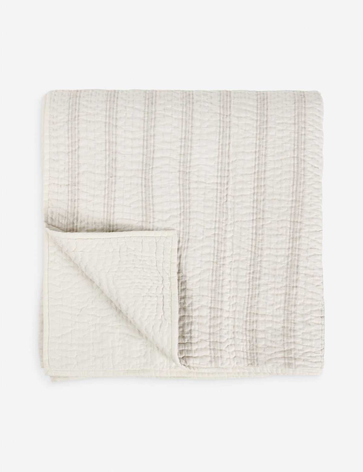 Tiah Linen-Blend Quilt
