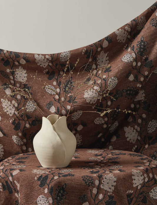 Vini Botanical Jacquard Fabric by Sarah Sherman Samuel