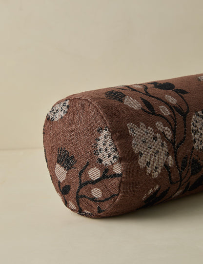 Vini Botanical Jacquard Bolster Pillow by Sarah Sherman Samuel