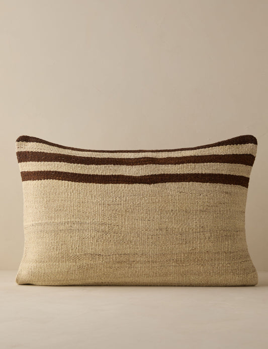 Vintage Lumbar Pillow No. 297, 16" x 24"