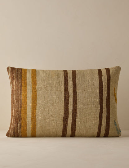 Vintage Lumbar Pillow No. 301, 16" x 24"