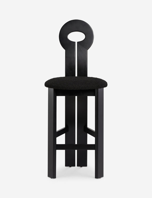Open Box: Whit Counter Stool, Black by Sarah Sherman Samuel