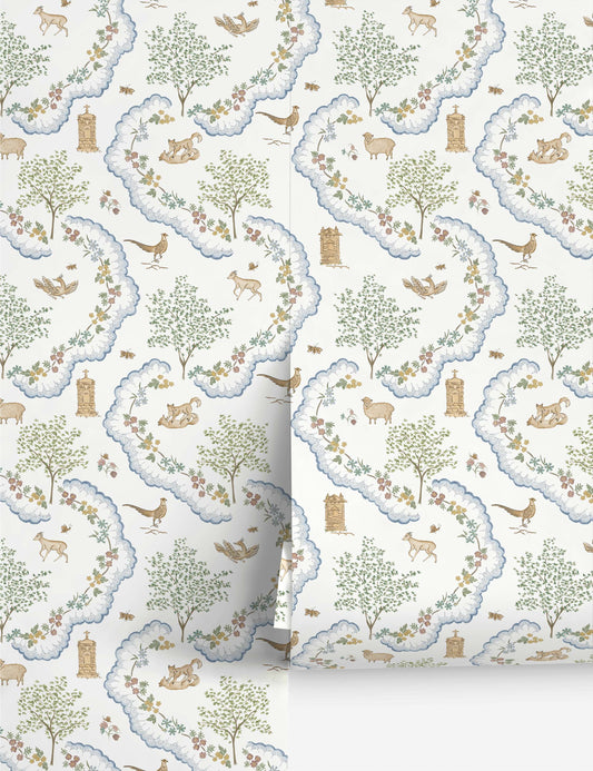 Wildflower Meadow Wallpaper by Sanderson