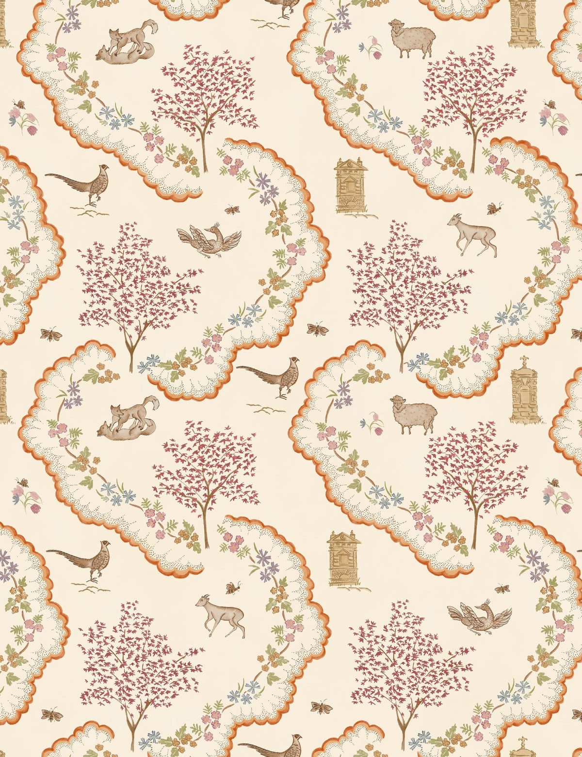 Wildflower Meadow Wallpaper by Sanderson