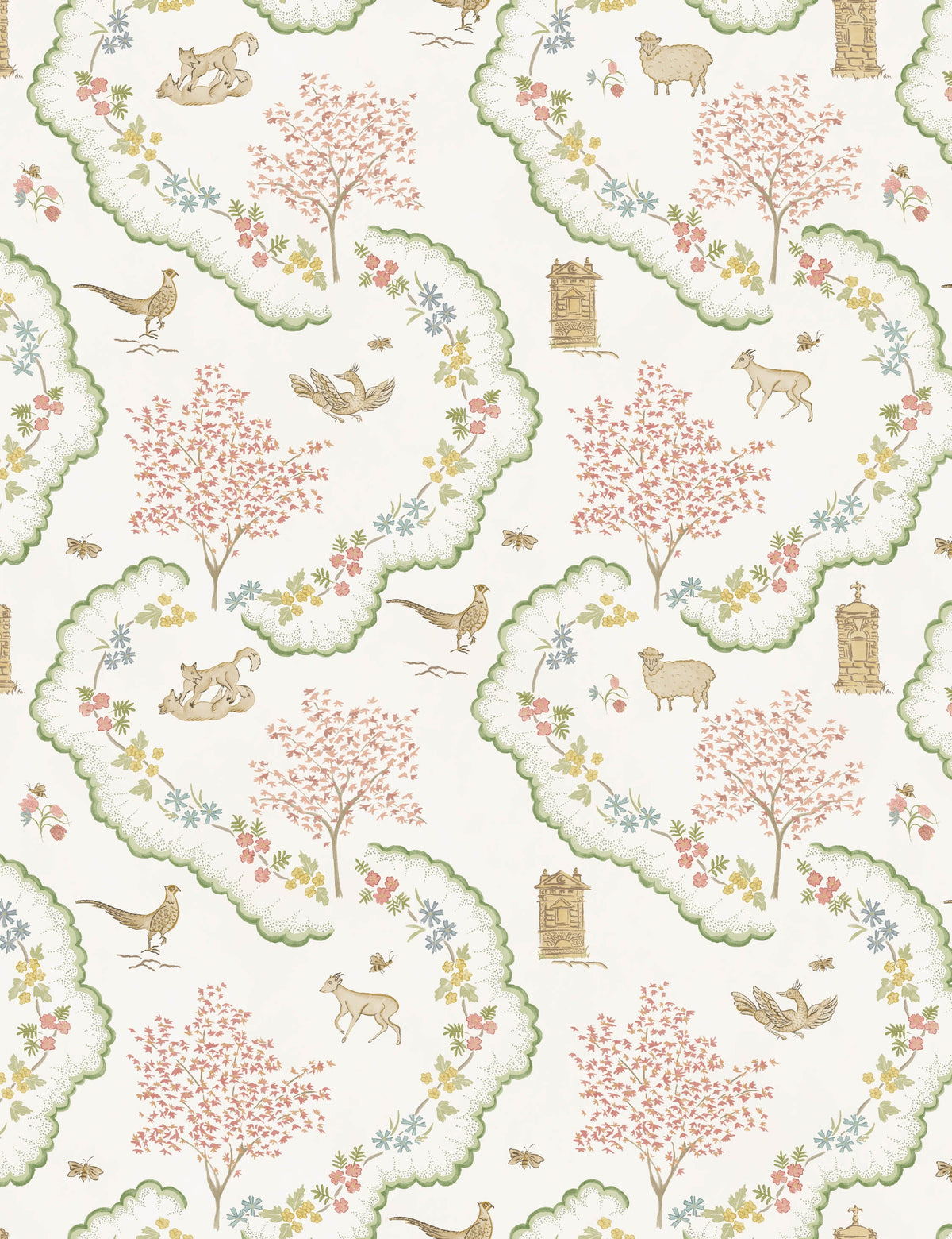 Wildflower Meadow Wallpaper by Sanderson