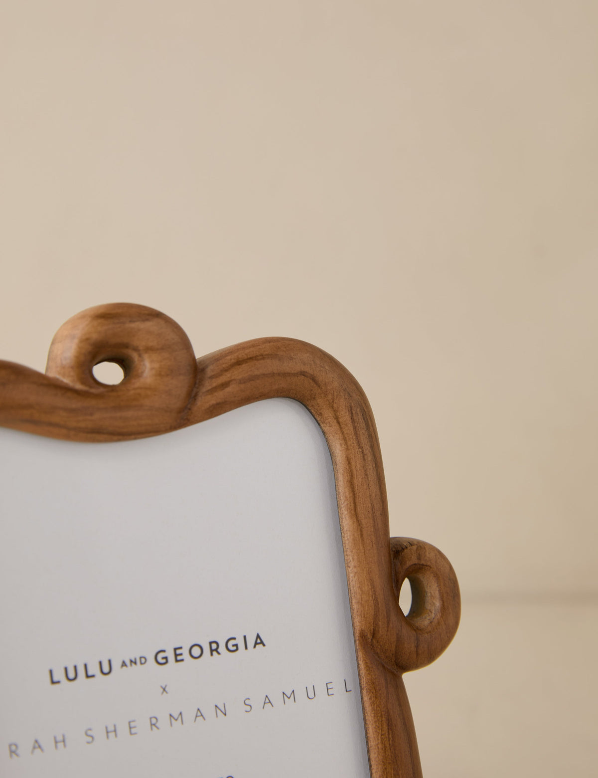 Looped Wood Picture Frame by Sarah Sherman Samuel
