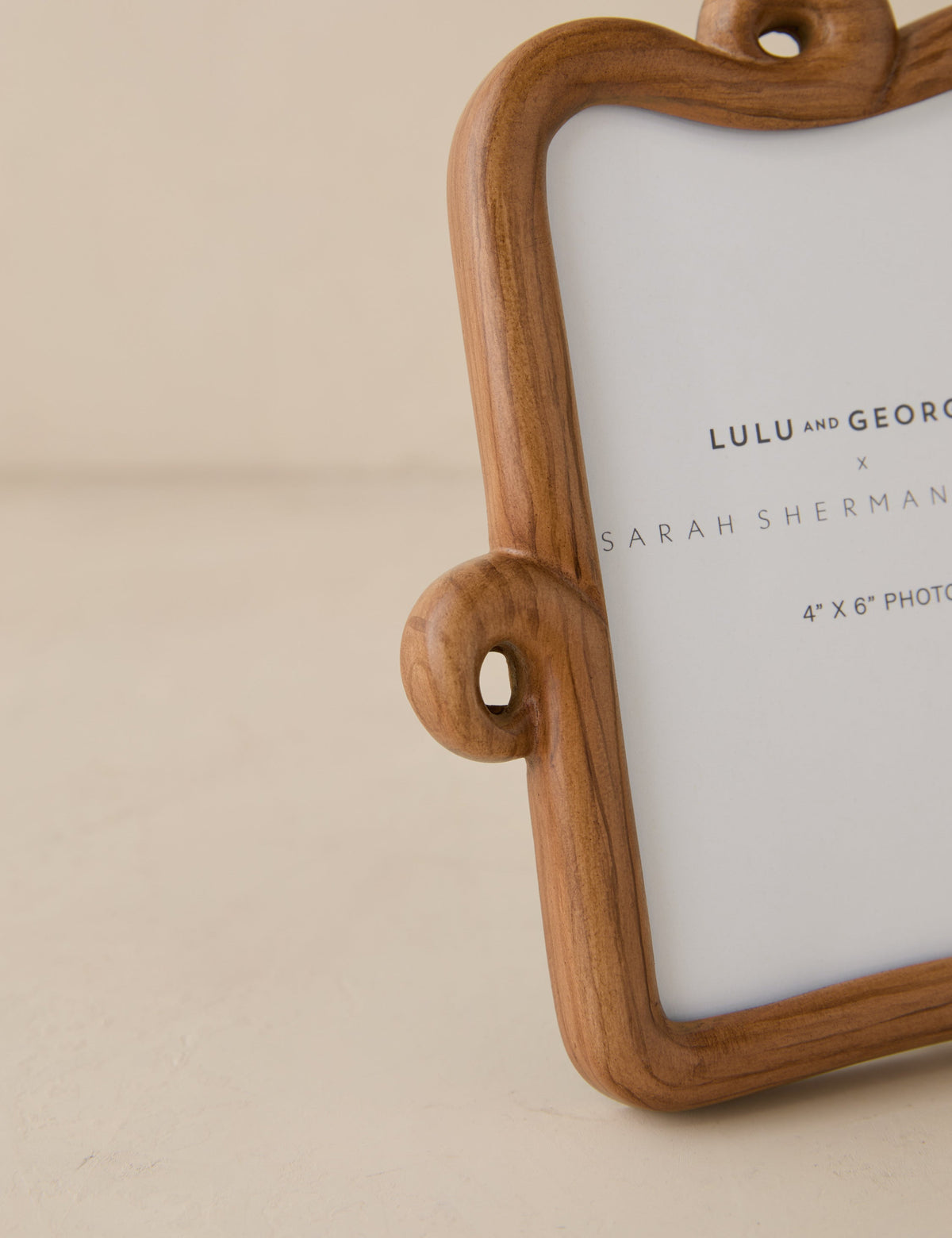 Looped Wood Picture Frame by Sarah Sherman Samuel