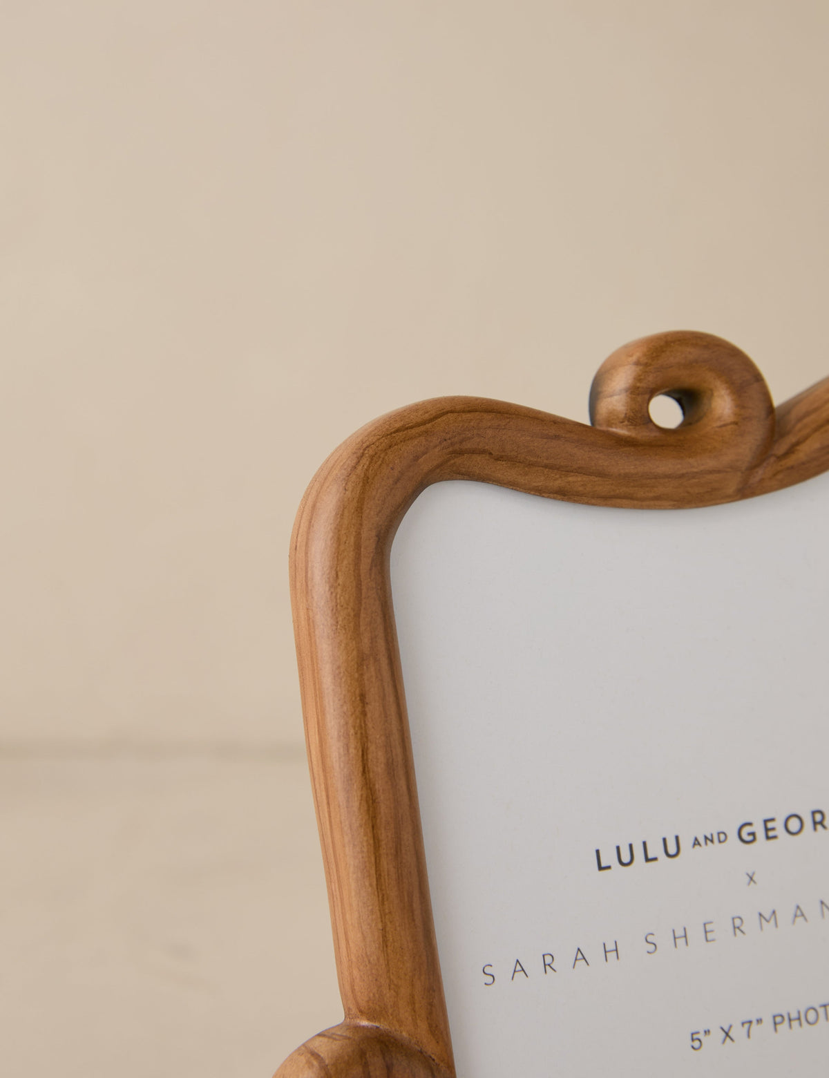 Looped Wood Picture Frame by Sarah Sherman Samuel