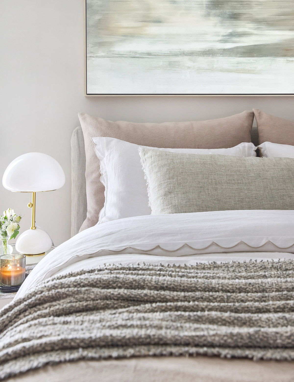 Kelly Linen Duvet Cover by Pom Pom At Home