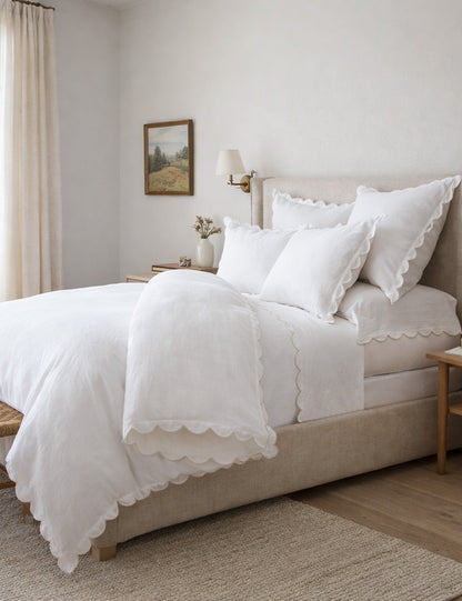 Kelly Linen Duvet Cover by Pom Pom At Home