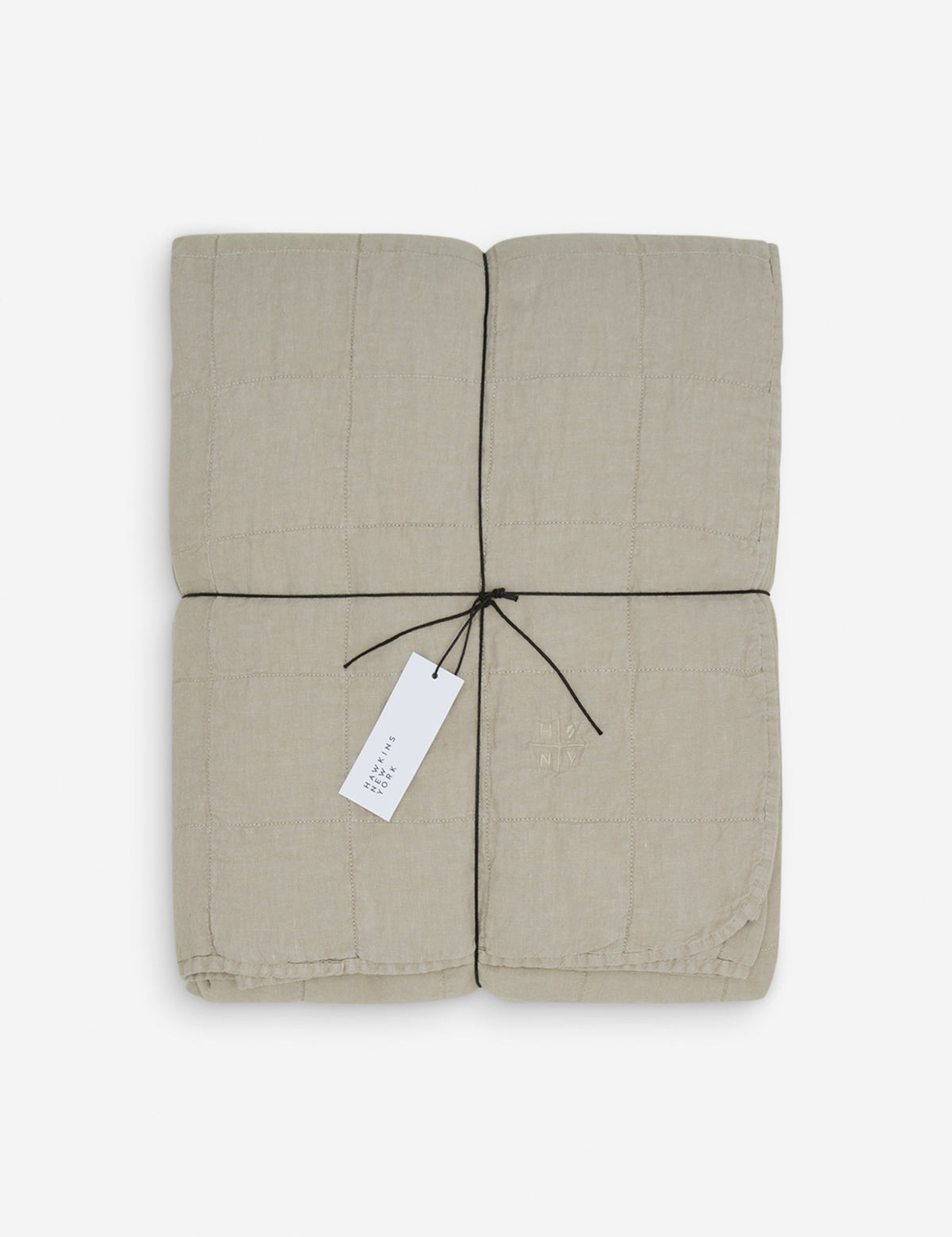 Simple Linen Quilt by Hawkins New York