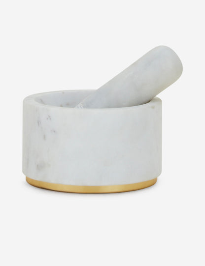 Simple Marble Mortar + Pestle by Hawkins New York
