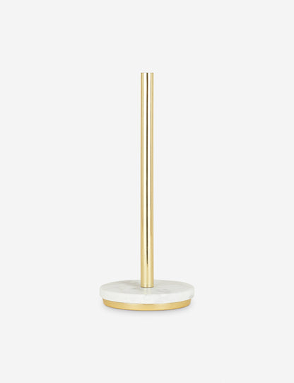 Simple Marble Paper Towel Holder by Hawkins New York