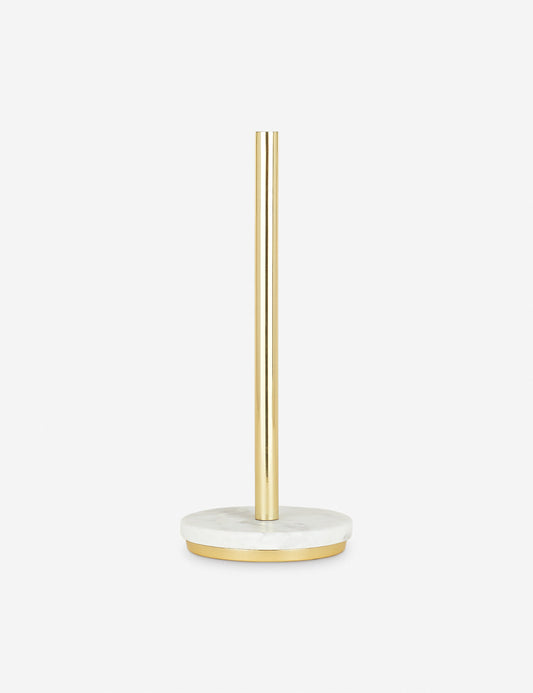 Simple Marble Paper Towel Holder by Hawkins New York