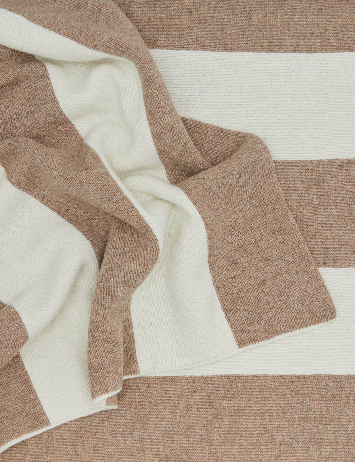 Simple Striped Wool Throw by Hawkins New York