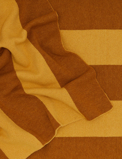 Simple Striped Wool Throw by Hawkins New York