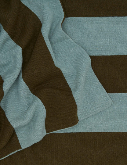 Simple Striped Wool Throw by Hawkins New York