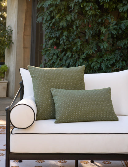 Antigny Indoor / Outdoor Dot Pillow by Sunbrella for Lulu and Georgia
