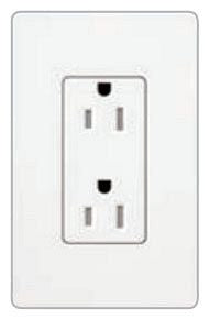 CA 15A TAMPER RESIST RECP WHITE
