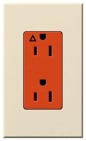 15A NOVA T ISOLATED GROUND LIGHT ALMOND