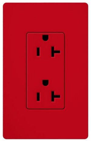 20A SATIN COLOR RECEPTACLE HOT