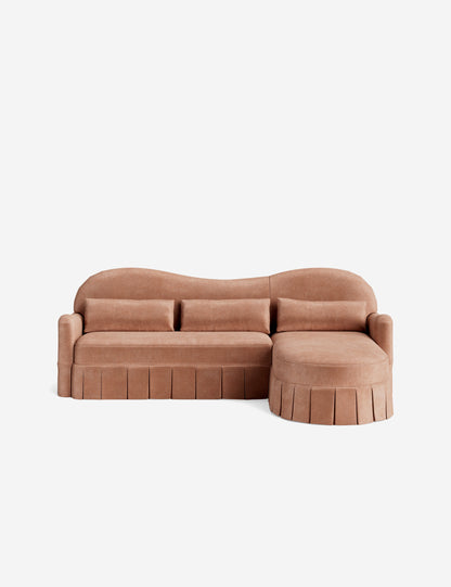 Middleton Skirted Chaise Sectional Sofa by Ginny Macdonald