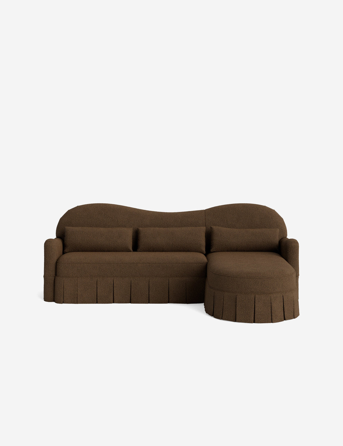 Middleton Skirted Chaise Sectional Sofa by Ginny Macdonald